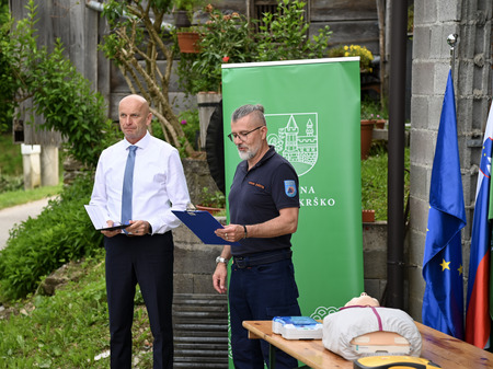 Predaja defibrilatorja - Brezovica 